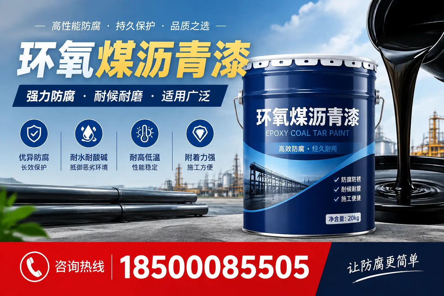 环氧煤沥青漆在不同气候条件下的表现分析，绵阳适用性