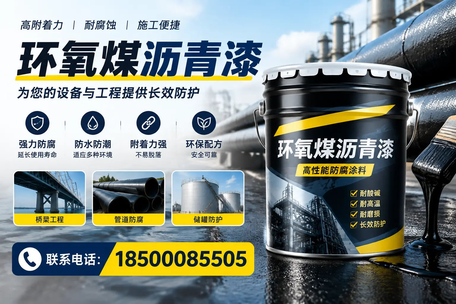 环氧煤沥青漆与其他涂料的对比分析，助力绵阳企业决策